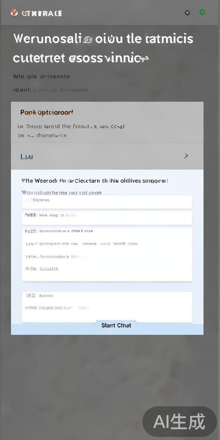 步骤三：发起聊天咨询
进入客服界面后，通常有弹出